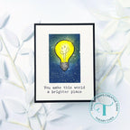 Trinity Stamps Watt’s Up Die Set tmd-c305 Brighter World Card