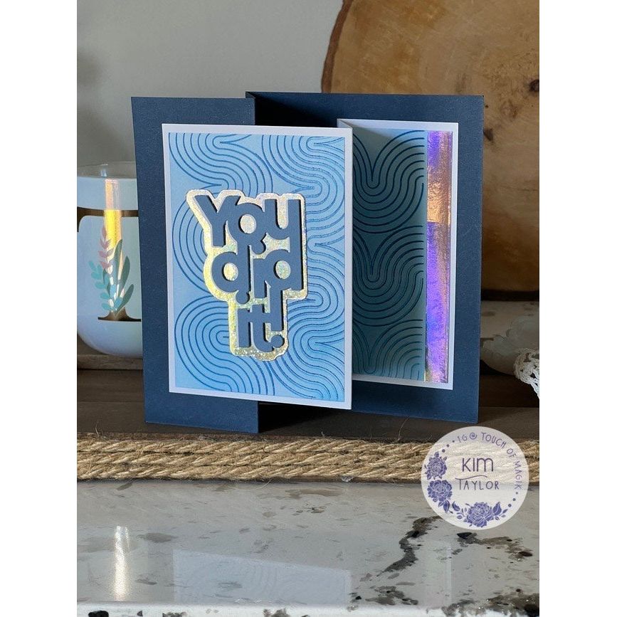 Simon Says Clear Stamp Wavy Background 1214ms You Are My Favorite Congrats Card