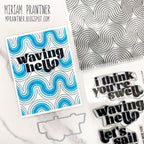 Simon Says Clear Stamp Wavy Background 1214ms You Are My Favorite Hello Card | color-code:ALT04