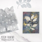 Simon Says Clear Stamp Wavy Background 1214ms You Are My Favorite You Are Loved Card | color-code:ALT08