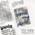 Simon Says Clear Stamp Wavy Background 1214ms You Are My Favorite Lovely to See You Card | color-code:ALT06