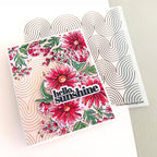 Simon Says Clear Stamp Wavy Background 1214ms You Are My Favorite Hello Card