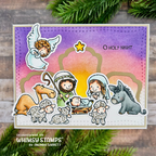 Whimsy Stamps Nativity Outline Dies wsd239 baby jesus