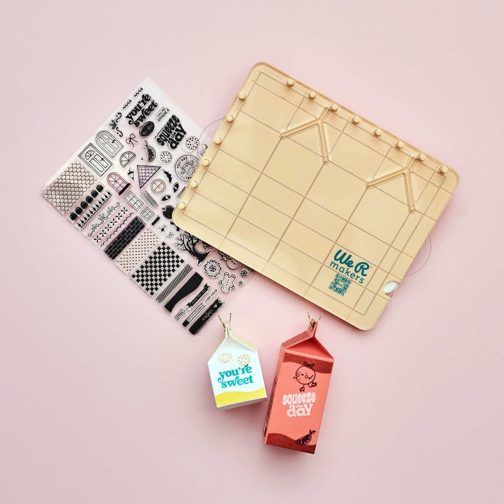 We R Makers Carton Stamp Board and Stamps crtof-00044 squeeze