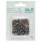 We R Makers Copper Crop-A-Dile 50 Piece Oval Eyelets
