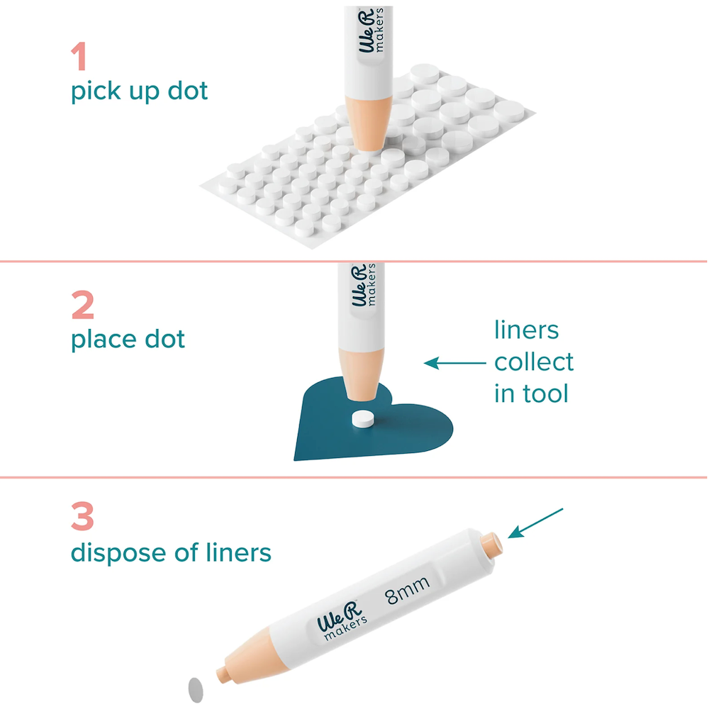 We R Makers Foam Dot Setter Kit 732999 application