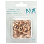 We R Makers Gold Crop-A-Dile 50 Piece Oval Eyelets