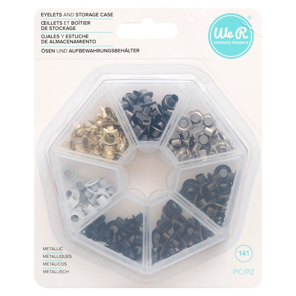 We R Makers Metallic Eyelets and Storage Case 660385