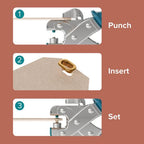 We R Makers Oval Crop-A-Dile and Eyelets directions