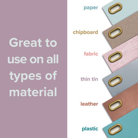 We R Makers Oval Crop-A-Dile and Eyelets options