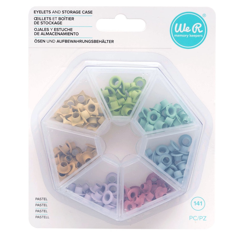 We R Makers Pastel Eyelets and Storage Case 660383