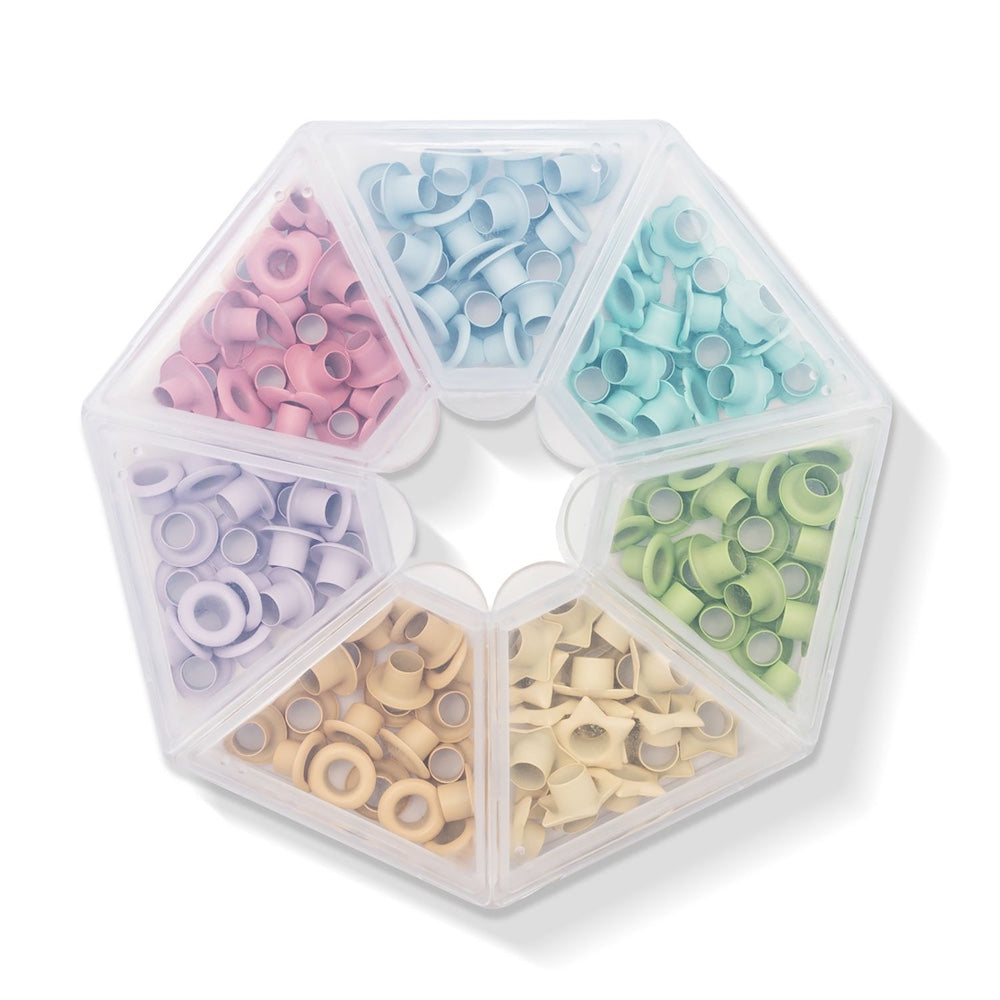 We R Makers Pastel Eyelets and Storage Case 660383 colors