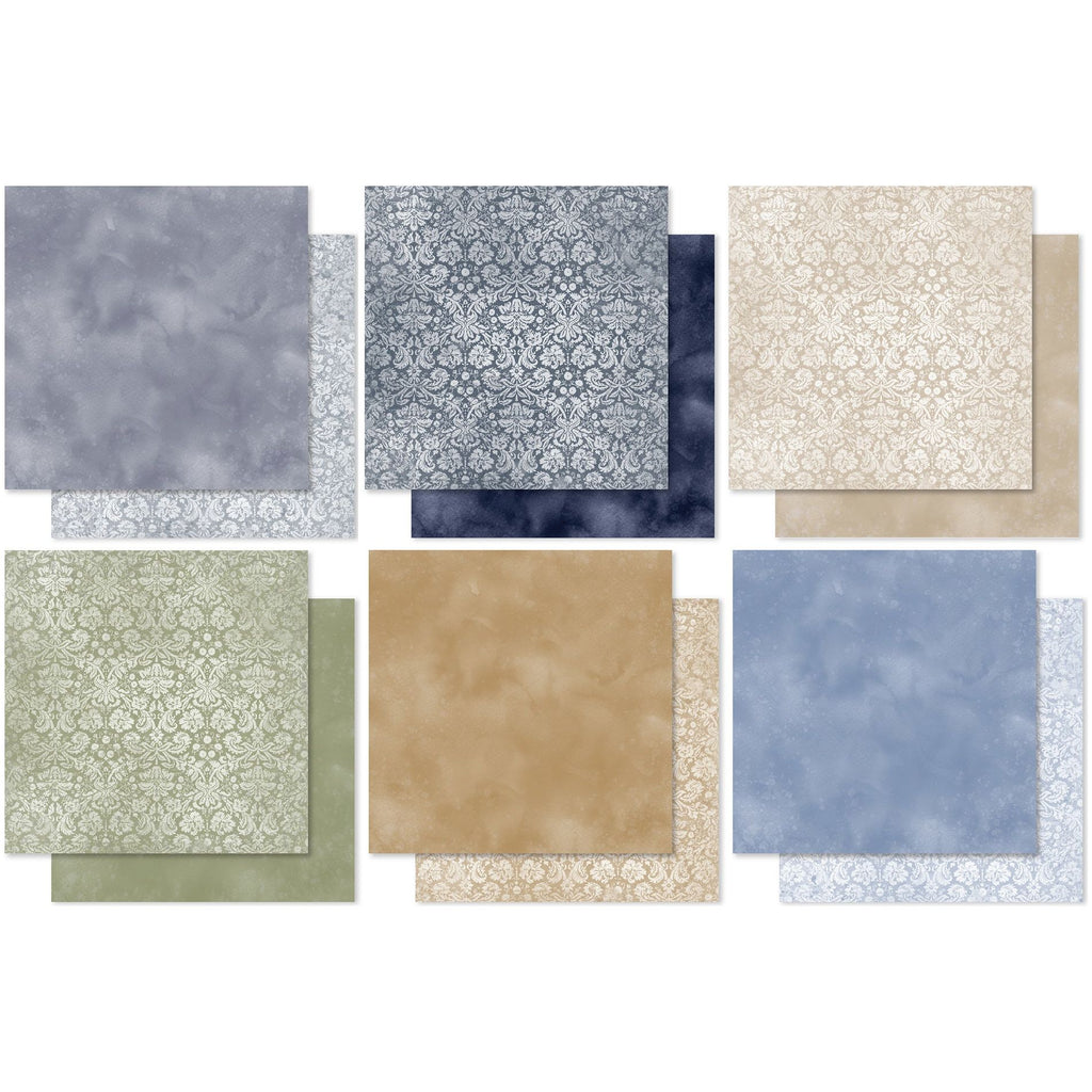 Paper Rose Wedding Blooms Textures 12x12 Paper 31749 sheets