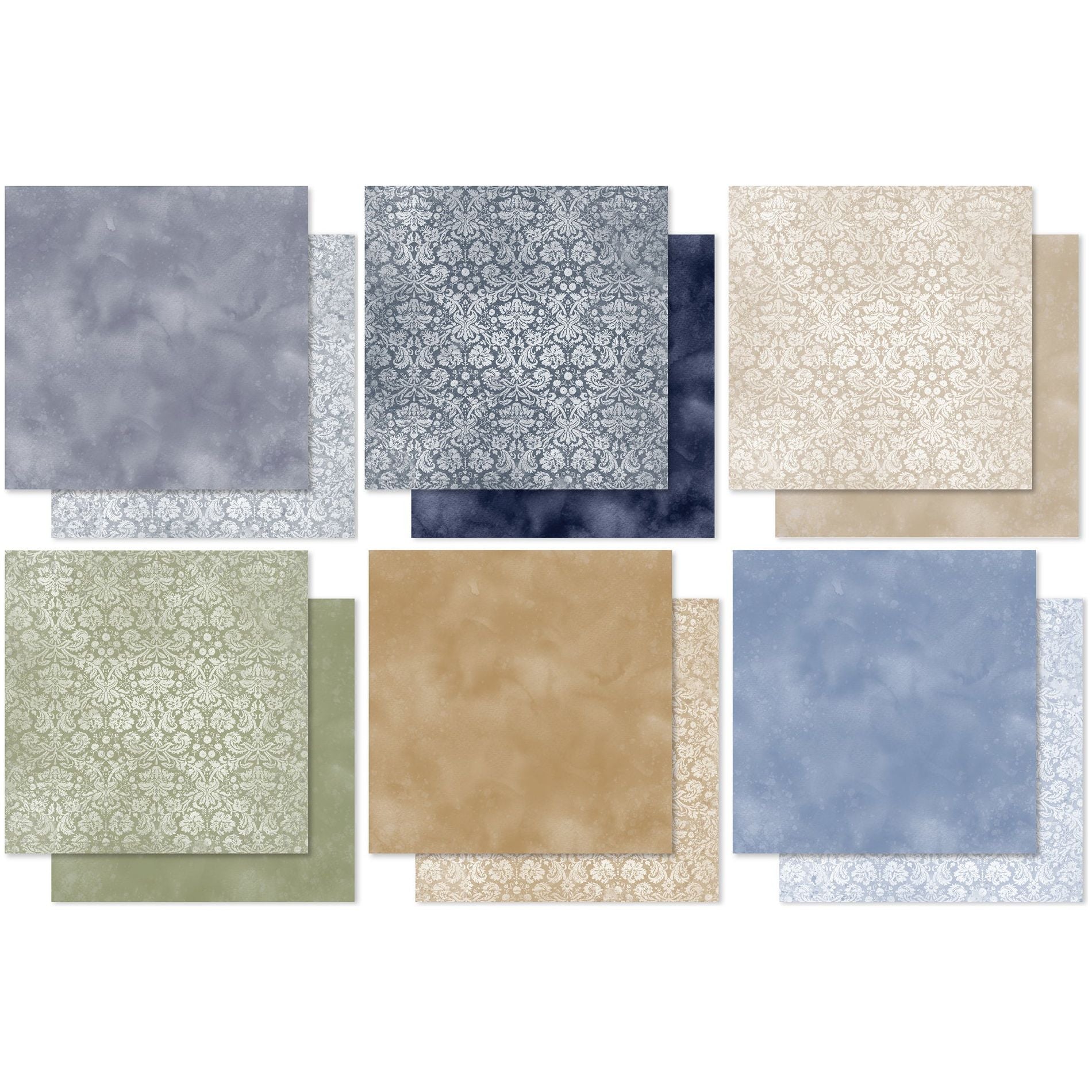Paper Rose Wedding Blooms Textures 12x12 Paper 31749 sheets