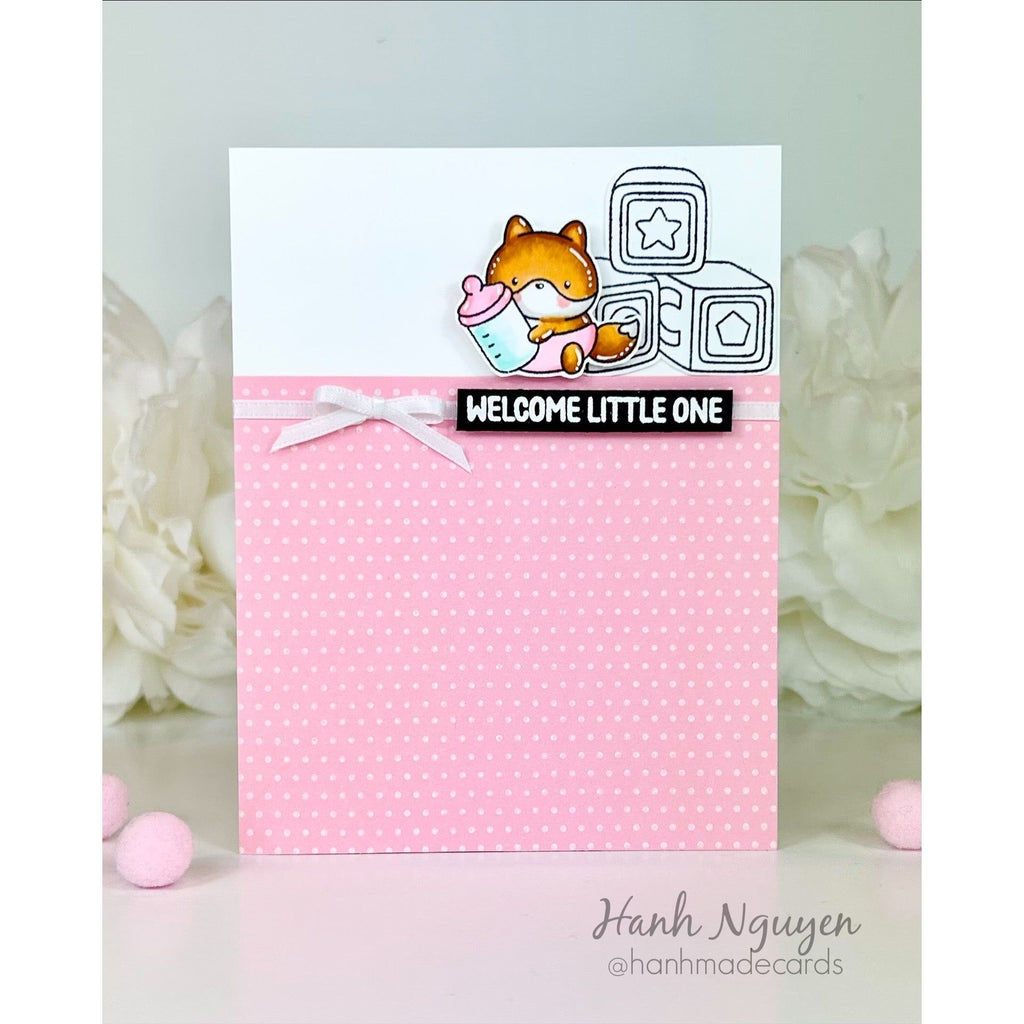 Simon Says Clear Stamps Welcome Little One 3202ssc Moments In Time Baby Card | color-code:ALT01