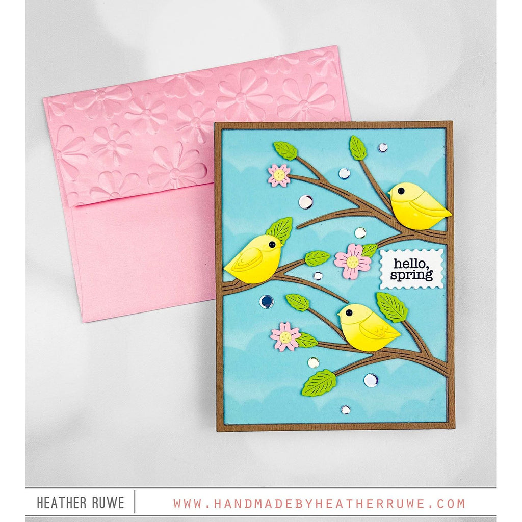 Simon Says Stamp Whimsical Branch Frame Wafer Dies s1024 Rain or Shine Spring Card | color-code:ALT07
