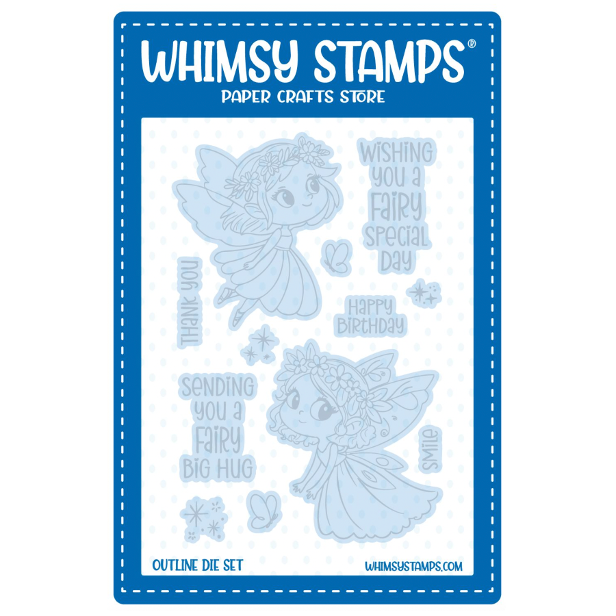Whimsy Stamp Fairy Special Clear Stamp and Die Set image 2