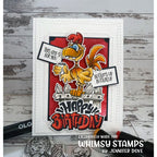 Whimsy Stamp Rooster Birthday Clear Stamps dp1060a birthday