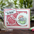Whimsy Stamps A Very Mice Day Clear Stamps c1295a bubbles