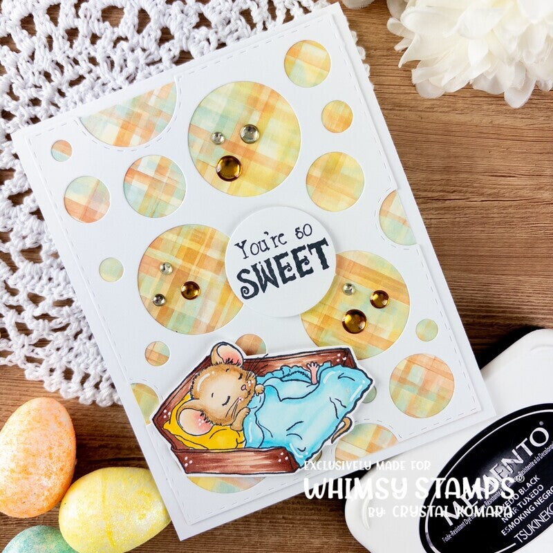 Whimsy Stamps A Very Mice Day Clear Stamps c1295a sweet dreams