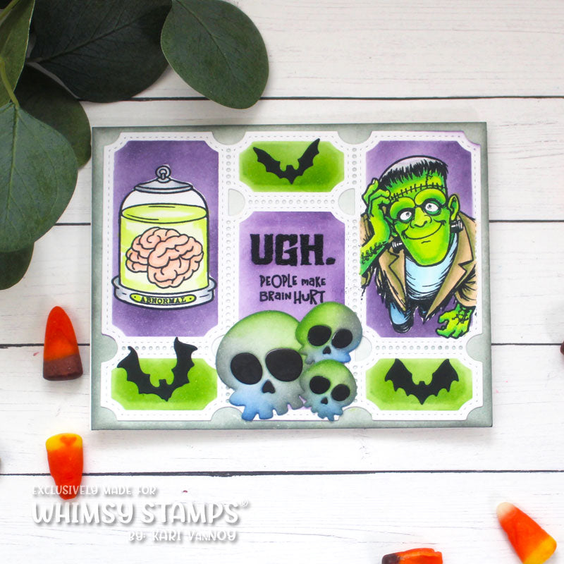 Whimsy Stamps Abby Normal Clear Stamps wsd334a1