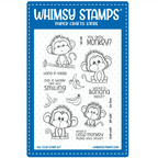 Whimsy Stamps Adorable Monkeys Clear Stamps cwsd380a
