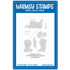Whimsy Stamps An Otter Birthday Clear Stamp and No Fuss Mask Set image 2