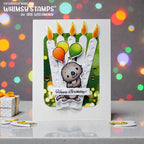 Whimsy Stamps An Otter Birthday Clear Stamps c1289a balloons