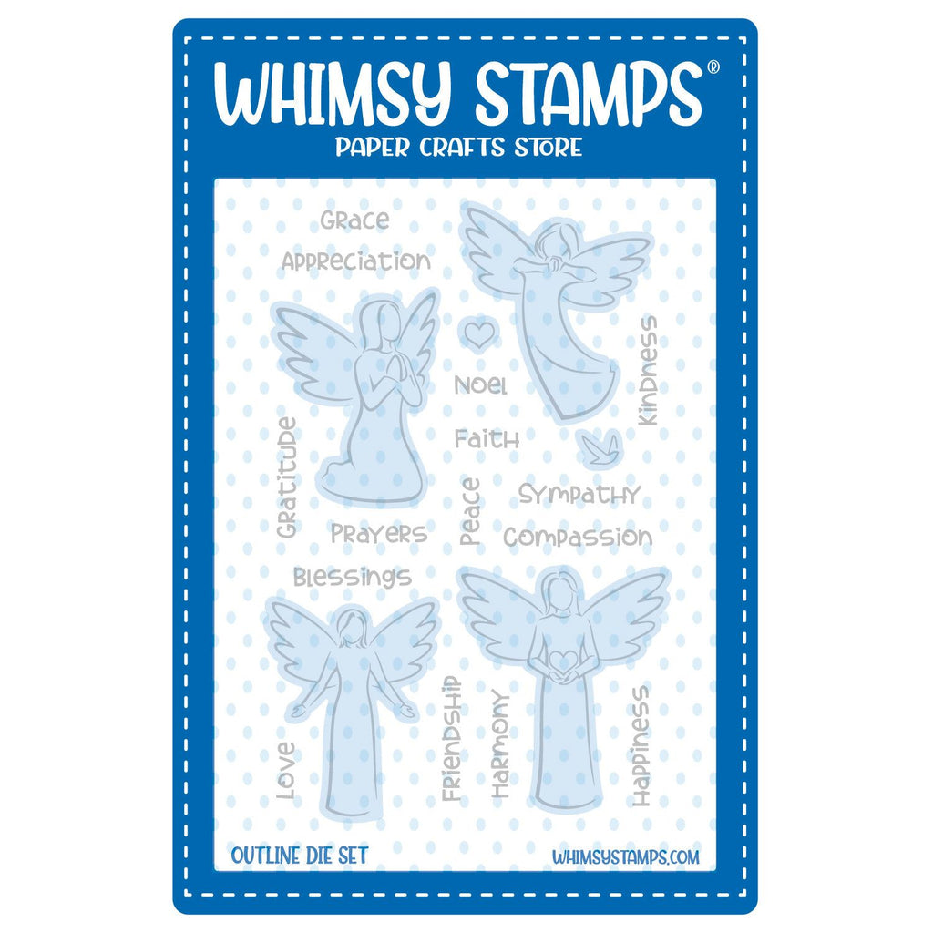 Whimsy Stamps Angelic Clear Stamp and Die Set product image 2