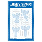 Whimsy Stamps Angelic Outline Dies wsd474a
