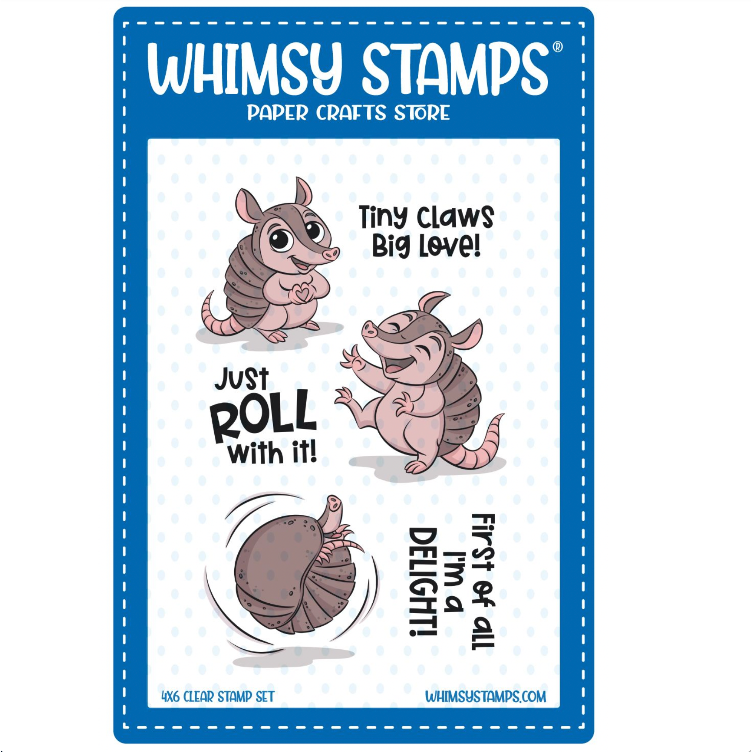 Whimsy Stamps Arma-delight Clear Stamps khb110a