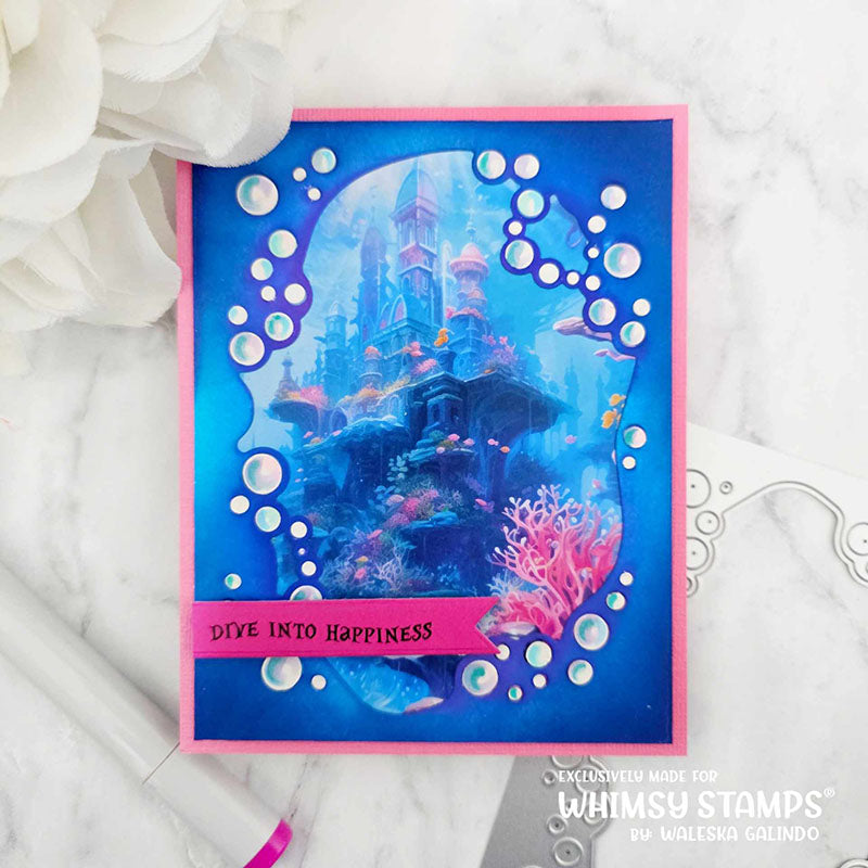 Whimsy Stamps Atlantis 6x6 inch Paper Pack wsdp52 happiness