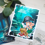 Whimsy Stamps Atlantis 6x6 inch Paper Pack wsdp52 merboy