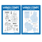 Whimsy Stamps Bad Santa Clear Stamp and Die Set