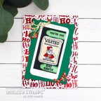 Whimsy Stamps Bad Santa Clear Stamp and Die Set wanted