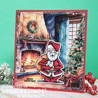Whimsy Stamps Bad Santa Outline Dies wsd045 merry christmas