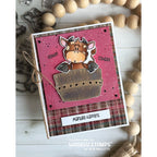 Whimsy Stamps Barnyard Elements Clear Stamps dp1029a cow