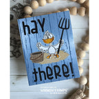 Whimsy Stamps Barnyard Friends Clear Stamps dp1031a hey there