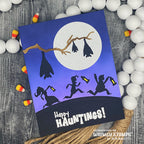 Whimsy Stamps Bat Branch Dies wsd520a spooky