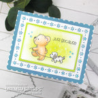 Whimsy Stamps Bear Bubbles NoFuss Masks wsnfm46 just because