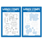 Whimsy Stamps Bear Love Clear Stamp and Die Set
