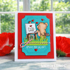 Whimsy Stamps Bear Love Clear Stamps cwsd171a from the heart