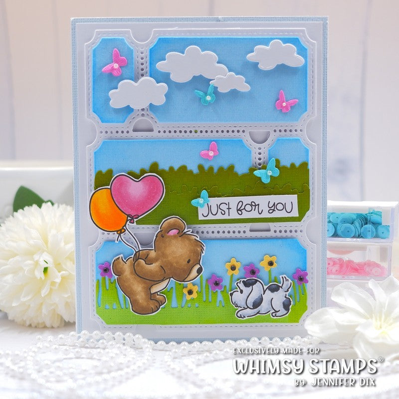 Whimsy Stamps Bear Love Clear Stamps cwsd171a just for you