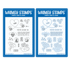 Whimsy Stamps BeeYOUtiful Clear Stamp and Die Set