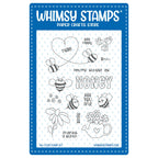 Whimsy Stamps BeeYOUtiful Clear Stamps cwsd405a