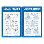 Whimsy Stamps Bee Gnomies Clear Stamp and Die Set