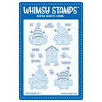 Whimsy Stamps Bee Gnomies Outline Dies wsd006