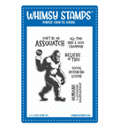 Whimsy Stamps Big Foot Assquatch Clear Stamps cwsd373b