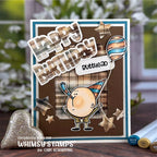 Whimsy Stamps Birthday Butthead Clear Stamp and Die Set happy birthday