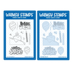 Whimsy Stamps Birthday Sketch Clear Stamp and Die Set